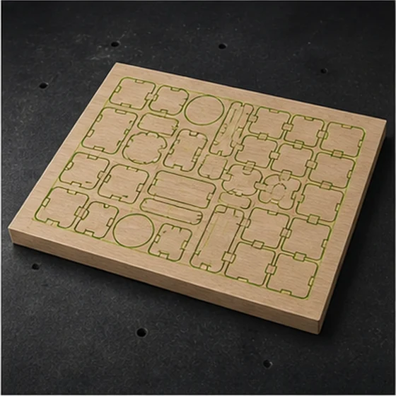 Plancha con nesting intenso y densidad de recorrido muy alta